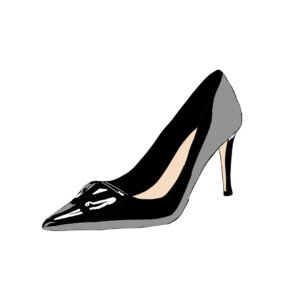 High heels (don’t mind the picture)