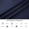 Mens Golf Shirt Moisture Wicking Classic Print Golf Shirts for Men