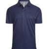 Mens Golf Shirt Moisture Wicking Classic Print Golf Shirts for Men