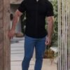Men’s Muscle Fit Dress Shirts Athletic Slim Fit Short Sleeve Stretch Casual Button Down Shirt