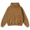Mens Oversized Hoodies Pullover Women Fall Acid Wash Plain Preppy Hoodie Streetwear Cotton Vintage Hooded Sweatshirt