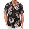 Hawaiian Shirt for Men Sleeves Printed Casual Button Down Summer Beach Dress Shirts _ Clothi
