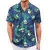 Hawaiian Shirt for Men Sleeves Printed Casual Button Down Summer Beach Dress Shirts _ Clothi