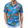 Hawaiian Shirt for Men Sleeves Printed Casual Button Down Summer Beach Dress Shirts _ Clothi