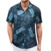 Hawaiian Shirt for Men Sleeves Printed Casual Button Down Summer Beach Dress Shirts _ Clothi