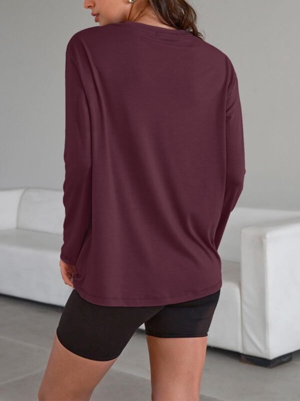 Trendy Queen Womens Oversized Long Sleeve T Shirts 2025 Basic Crewneck Tee Fall Tops Casual Workout Y2K Clothes