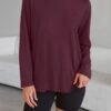 Trendy Queen Womens Oversized Long Sleeve T Shirts 2025 Basic Crewneck Tee Fall Tops Casual Workout Y2K Clothes