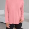 Trendy Queen Womens Oversized Long Sleeve T Shirts 2025 Basic Crewneck Tee Fall Tops Casual Workout Y2K Clothes