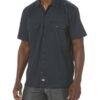 Dickies mens Flex Relaxed Fit Short Sleeve Work Shirt