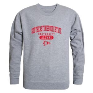 W Republic Southeast Missouri State University RedHawks Alumni Fleece Crewneck Sweatshirts - Heather