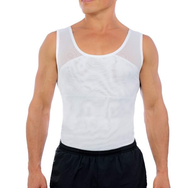 Esteem Apparel Original Men's Chest Compression Shirt to Hide Gynecomastia Moobs Shapewear